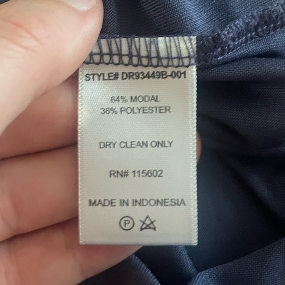 Lush Washed Denim Blue Midi Dress - Picture 9 of 10